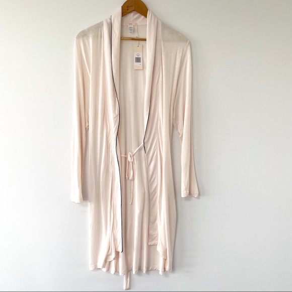Eberjey Light Pink Robe S/M NWT ($98) - Picture 2 of 5